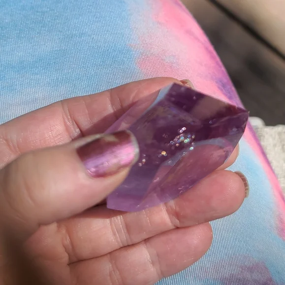 COPY - Hexagonal Chunk of Amethyst p4 - Picture 12 of 13